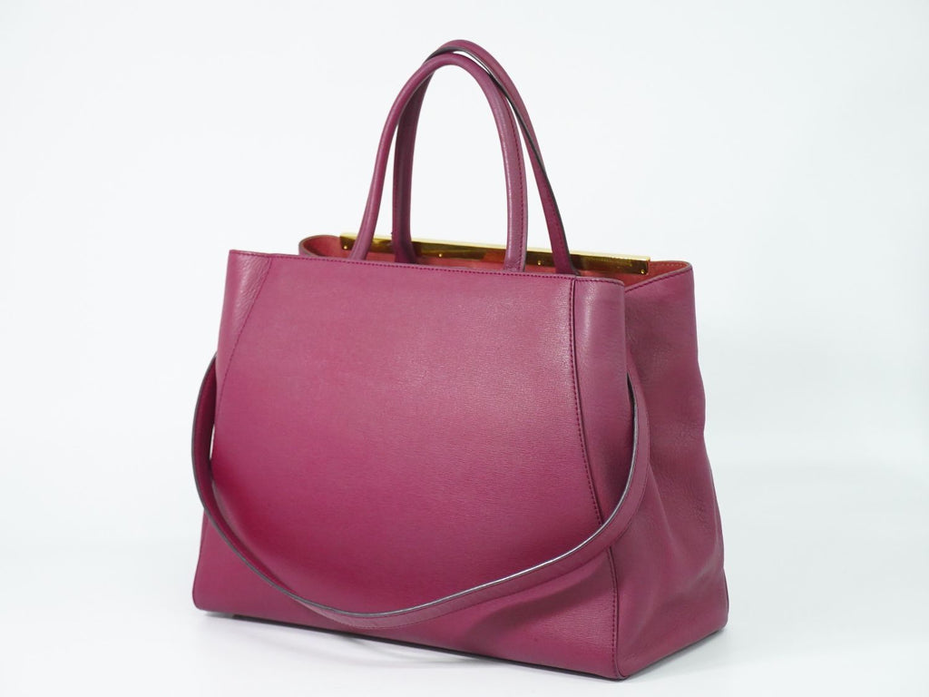 Fendi Tou Jours 2-Way Shoulder Bag Leather Pink — view 2