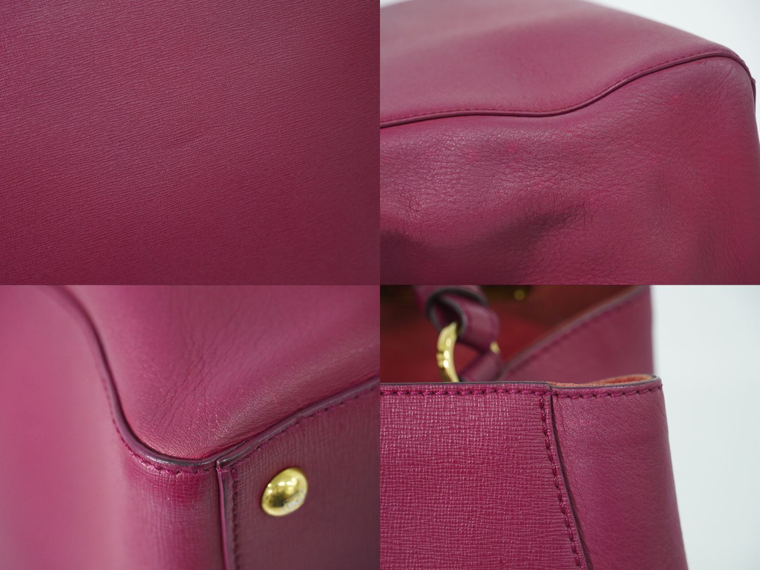 Fendi Tou Jours 2-Way Shoulder Bag Leather Pink — view 7