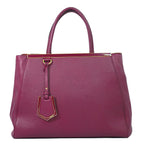 Fendi Tou Jours 2-Way Shoulder Bag Leather Pink