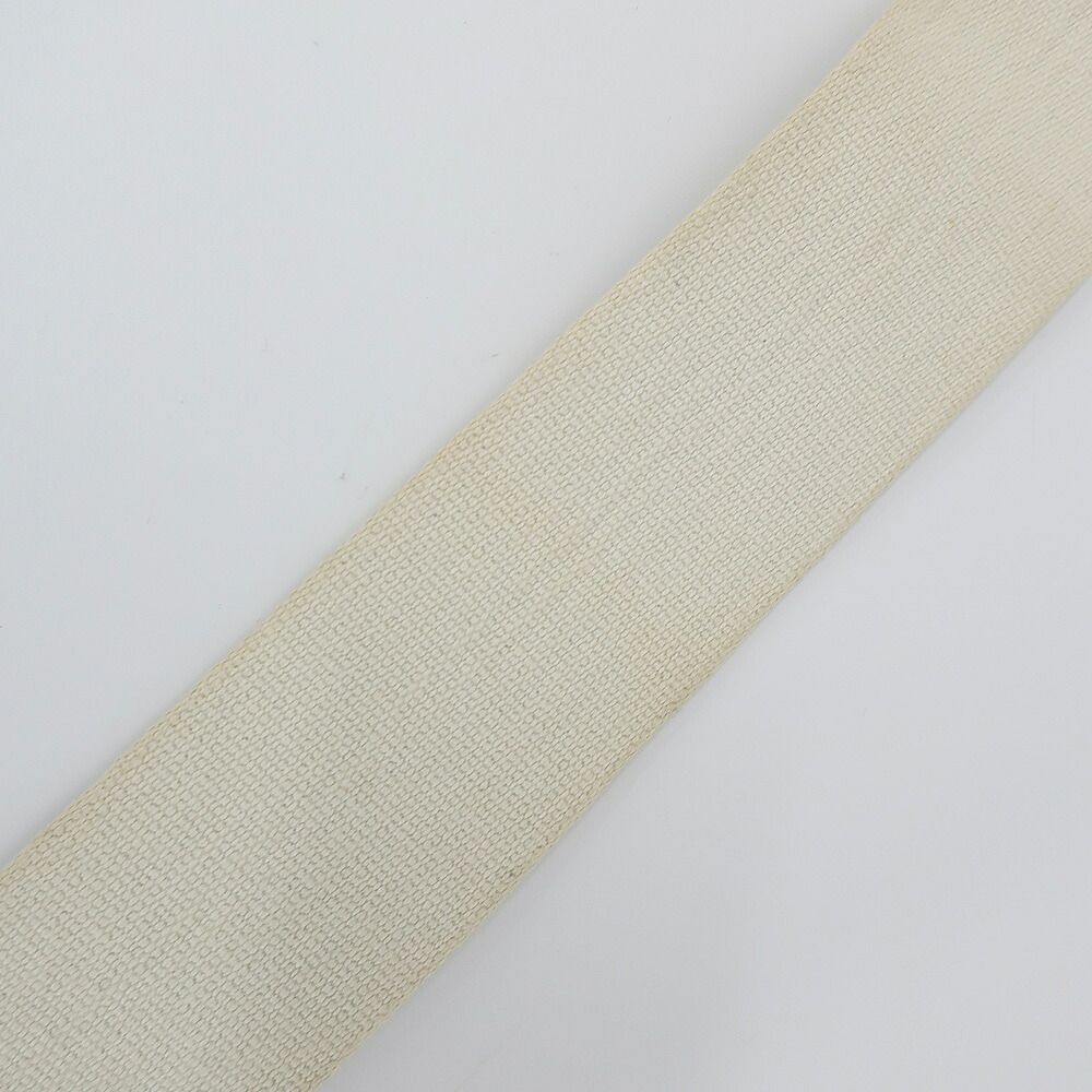 Hermes Ten Shoulder Strap White Gold Canvas Leather — view 5