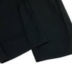 Chanel CC Logo Embroidery Black Denim Pants 36 — view 6