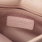 Chanel Rhinestone CC Logo Turnlock Swarovski Chain Shoulder Bag Pink — view 7