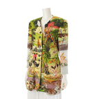 Hermes Silk Vintage Kermit Oliver Jardin Deden Ou Naturalia Garden of Eden — view 2
