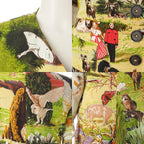 Hermes Silk Vintage Kermit Oliver Jardin Deden Ou Naturalia Garden of Eden — view 8