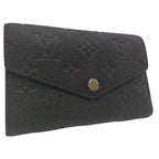Louis Vuitton Portefeuille Curilles Compact Empreinte Brown Tail Trifold Wallet