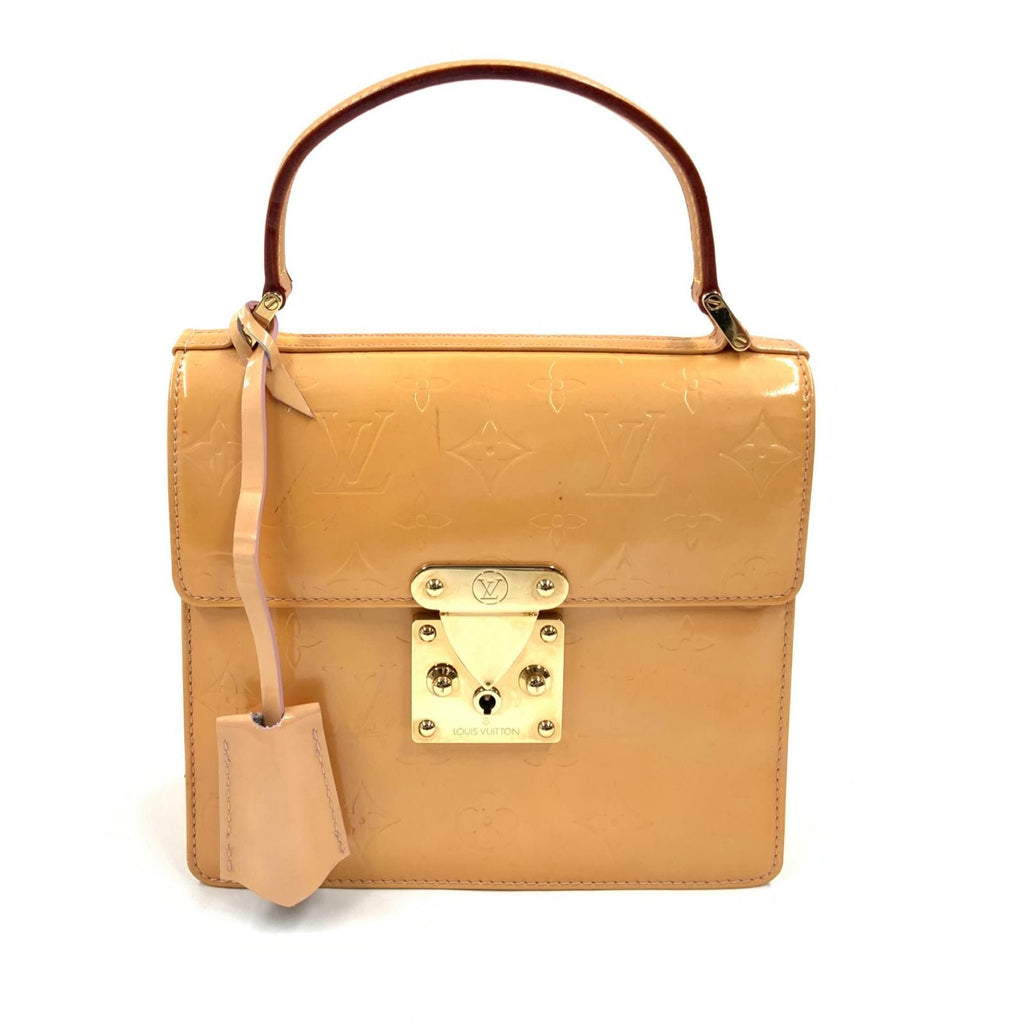 Louis Vuitton Monogram Vernis Spring Street Tote Yellow Delivery As