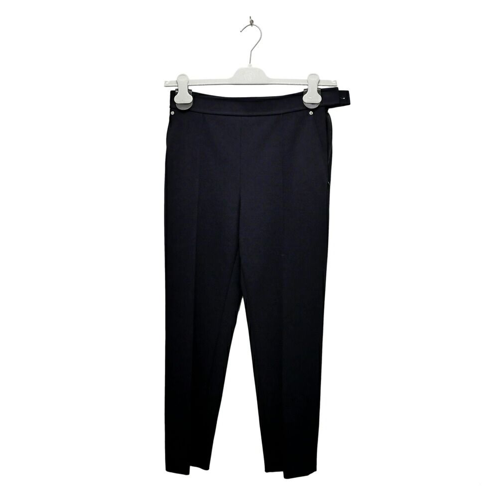 Hermes Series Button Pants Dark Navy 38 Trousers