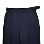 Hermes Series Button Pants Dark Navy 38 Trousers — view 4