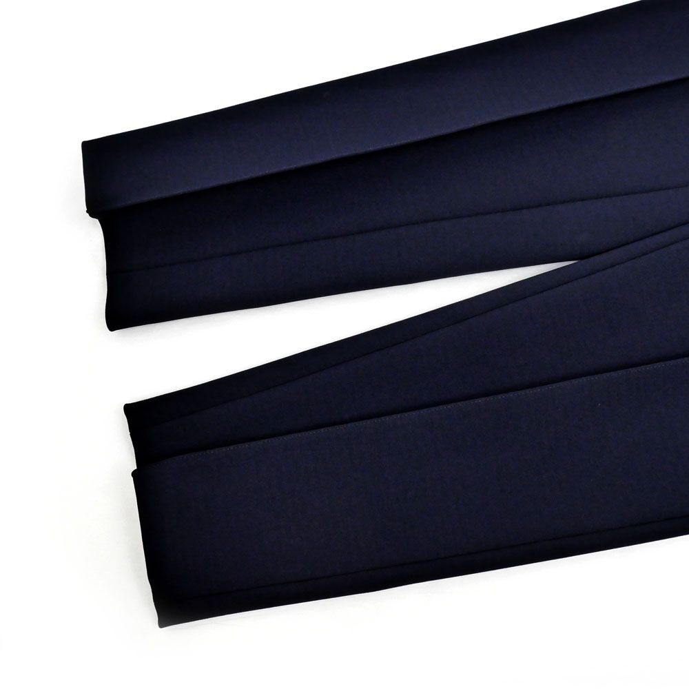 Hermes Series Button Pants Dark Navy 38 Trousers — view 5