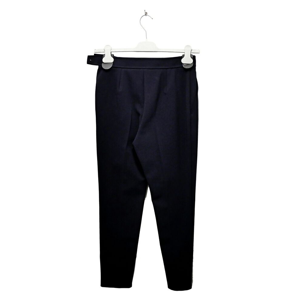 Hermes Series Button Pants Dark Navy 38 Trousers — view 2