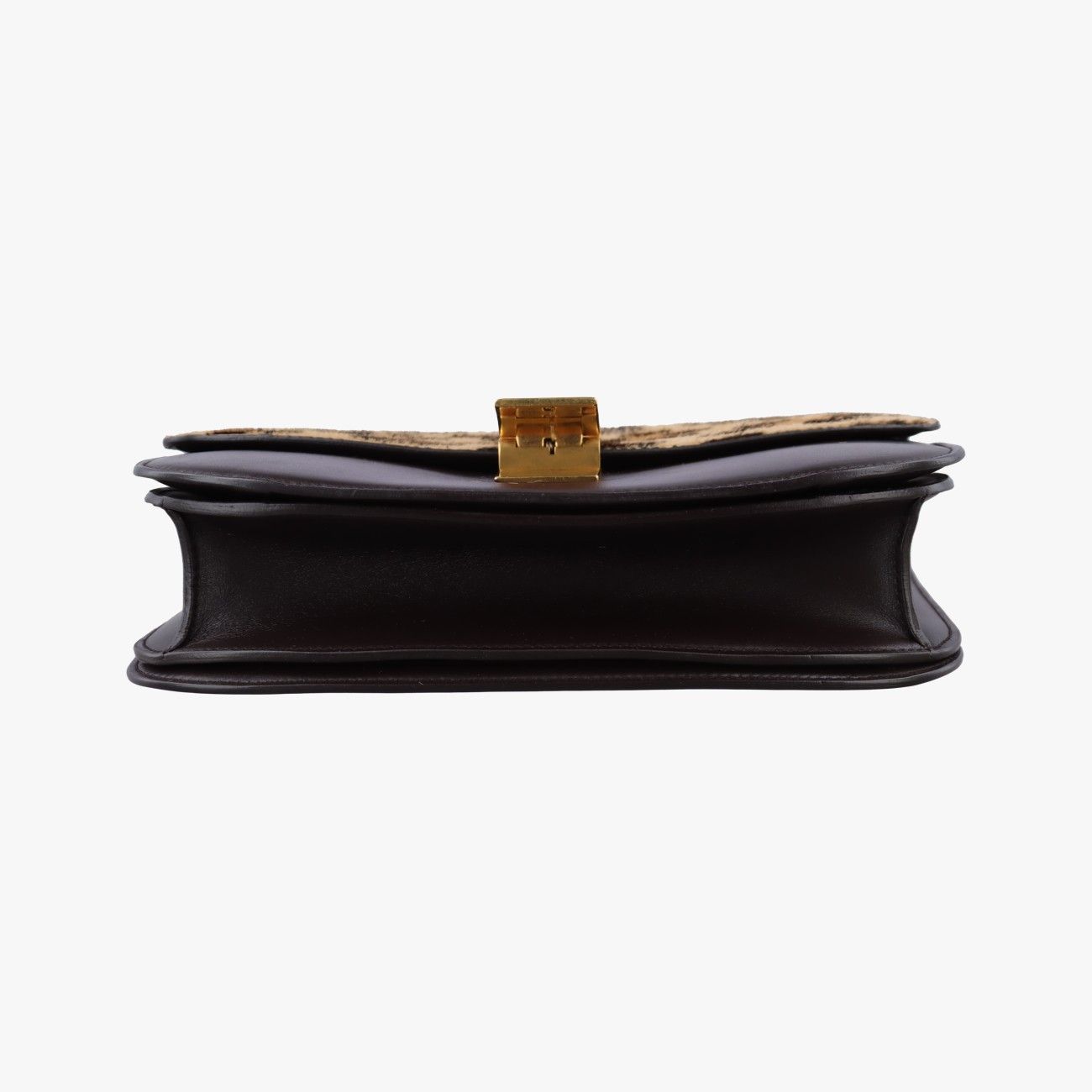 Celine Classic Box Leopard Dark Brown Box Calf Hair Shoulder — view 3