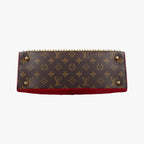Louis Vuitton Monogram Studs Icon Brown Red Beige Canvas Calf Leather Hair — view 3