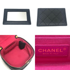 Chanel Shoulder Bag CC Logo Lambskin Black — view 8