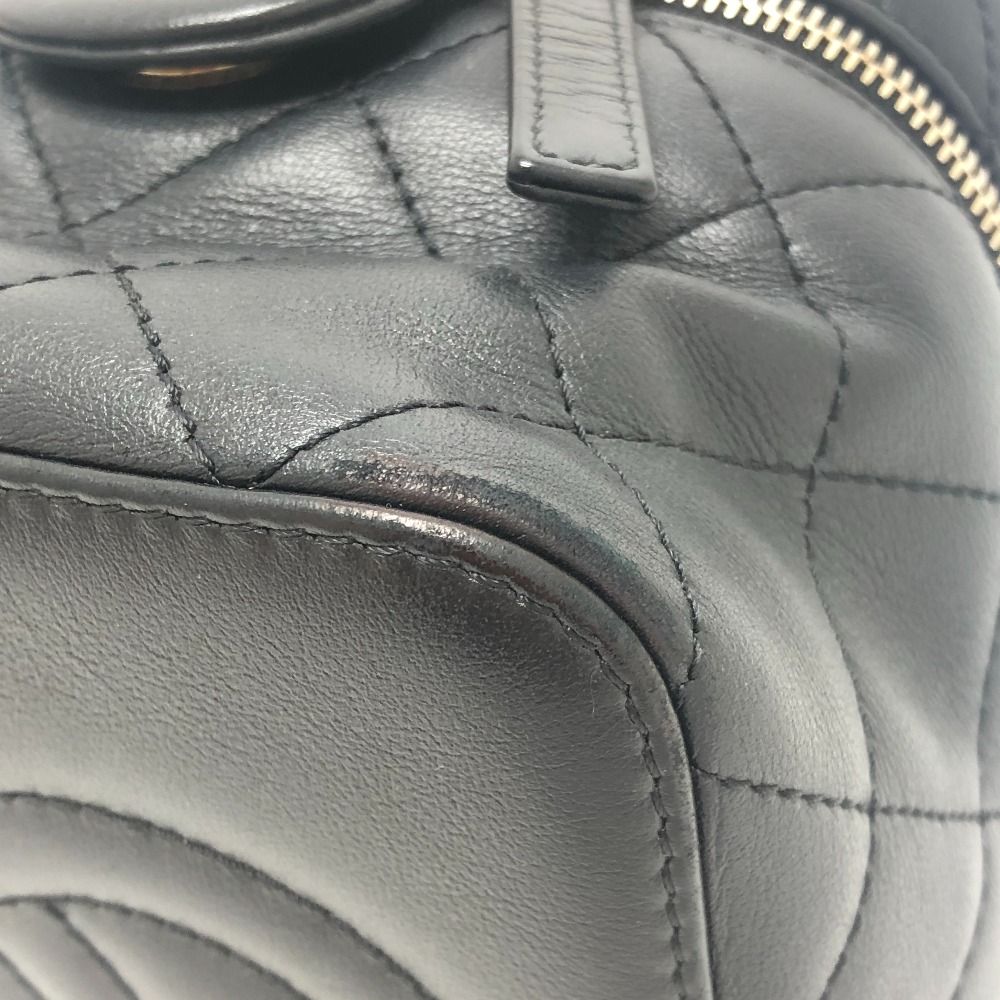 Chanel Shoulder Bag CC Logo Lambskin Black — view 6