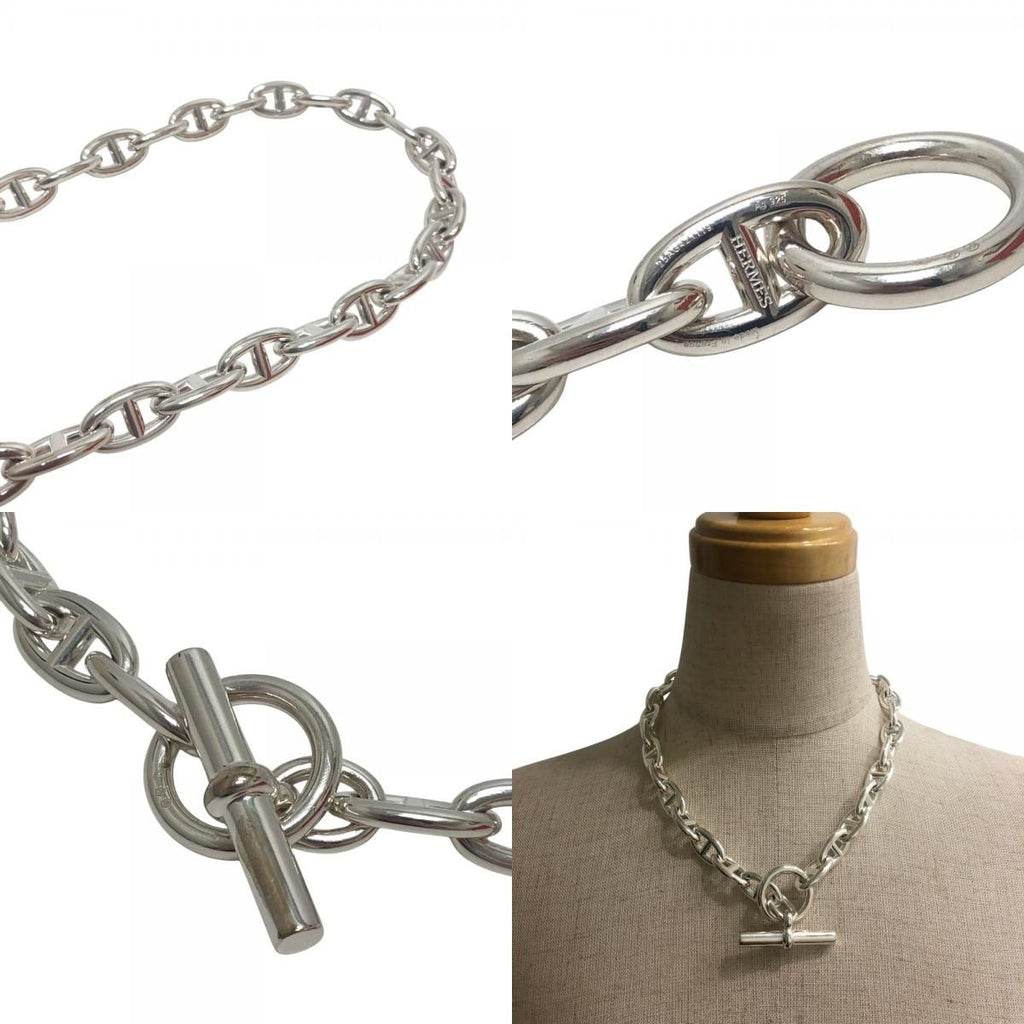Hermes Necklace Chaine D'ancre GM Silver — view 8
