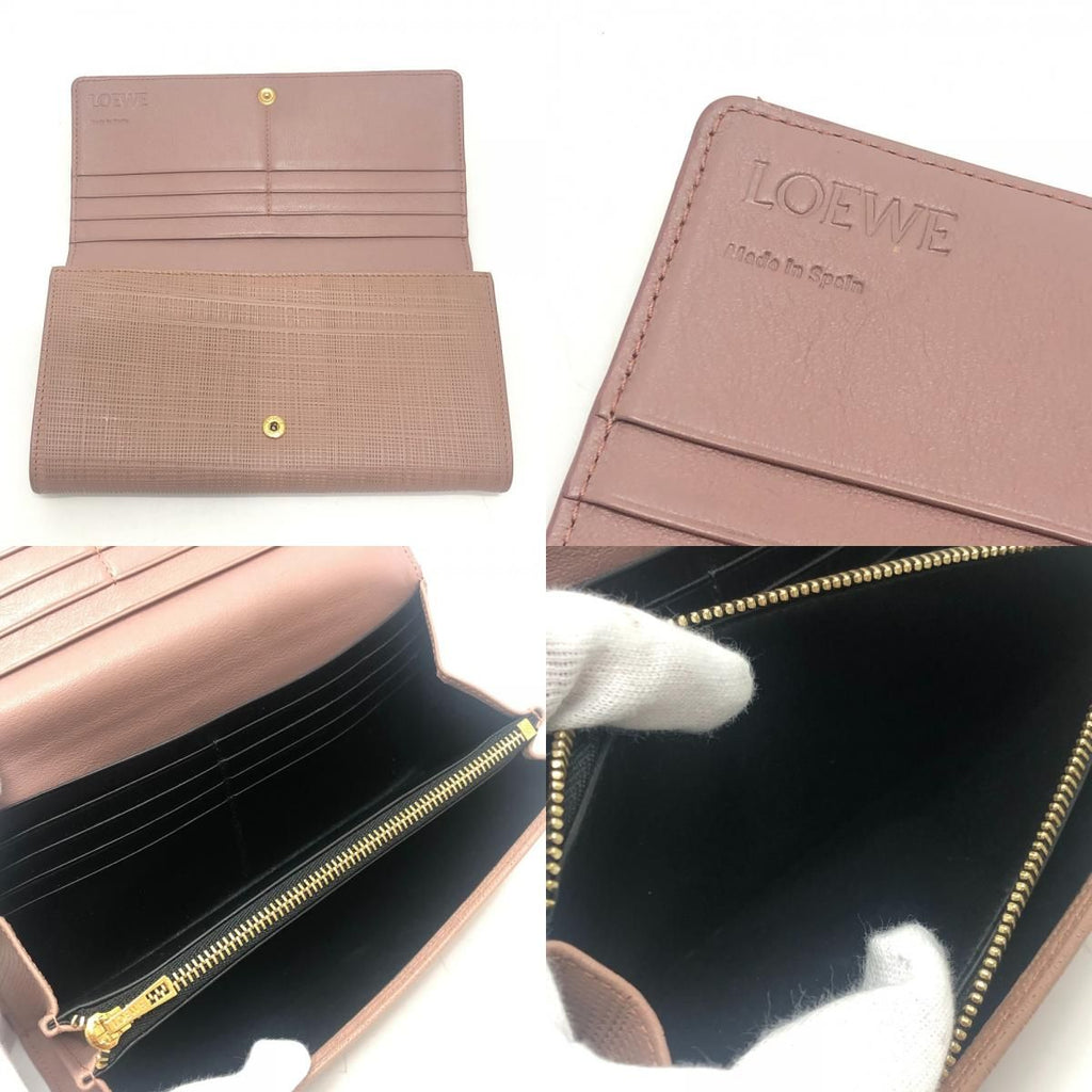 Loewe Wallet Anagram Logo GG Canvas Beige — view 8