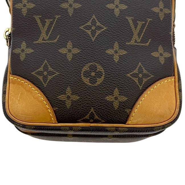Louis Vuitton Shoulder Bag Amazon Crossbody Monogram Canvas Vachetta Leather — view 8