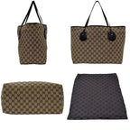 Gucci Tote GG Canvas Beige Purple — view 2