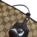 Gucci Tote GG Canvas Beige Purple — view 8