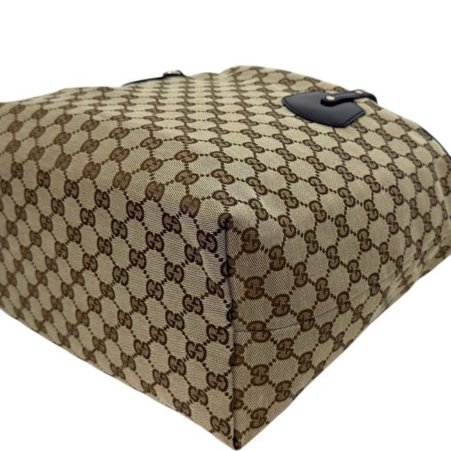 Gucci Tote GG Canvas Beige Purple — view 7