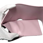 Celine Trifold Wallet Small Flap Triomphe Leather Shiny Calf Skin Pink Compact — view 3