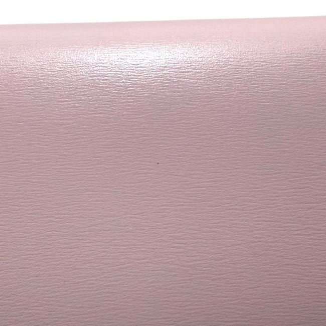 Celine Trifold Wallet Small Flap Triomphe Leather Shiny Calf Skin Pink Compact — view 8