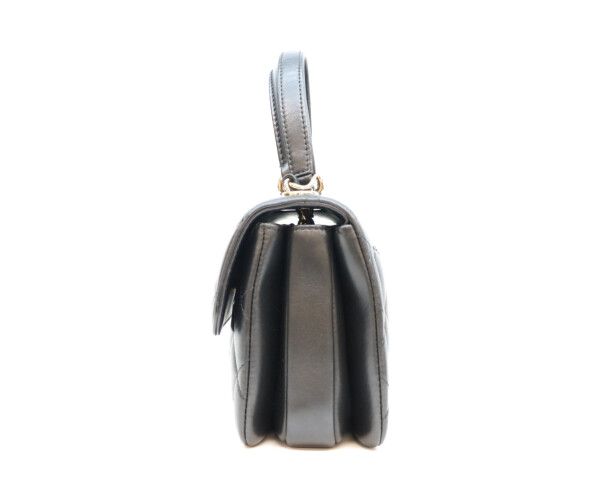 Chanel Black Lamb Gold Trendy CC Mini Top Handle — view 2