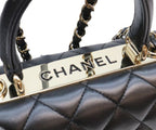 Chanel Black Lamb Gold Trendy CC Mini Top Handle — view 7