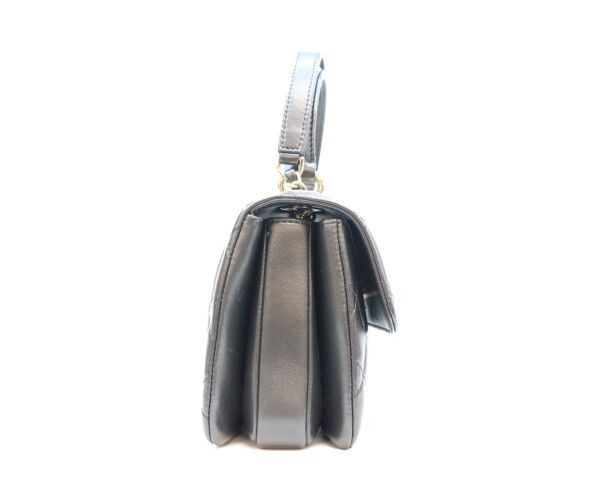 Chanel Black Lamb Gold Trendy CC Mini Top Handle — view 4