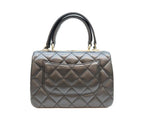 Chanel Black Lamb Gold Trendy CC Mini Top Handle — view 3