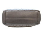 Chanel Black Caviar Silver Petite Shopping Tote PST — view 5