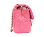 Chanel Pink Lamb Gold Pearl Crush Cocobol Mini Quilted 20 — view 4