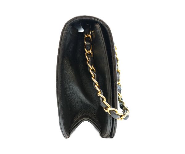 Chanel Black Lamb Full Flap Push Lock Quilted 23 — view 4