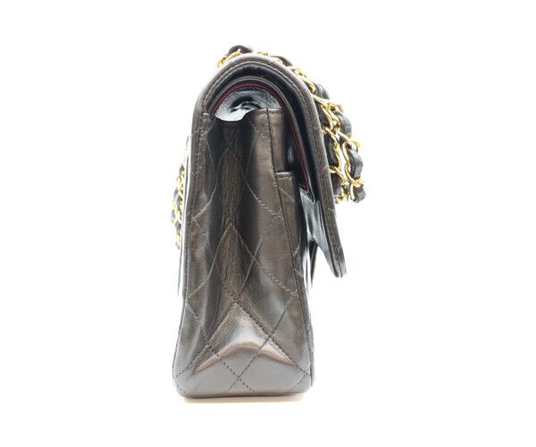 Chanel Black Lamb Gold Quilted 25 Shoulder — view 4