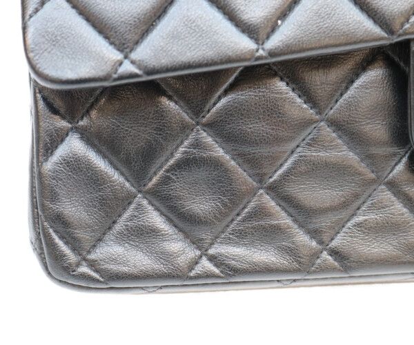 Chanel Black Lamb Gold Quilted 25 Shoulder — view 7