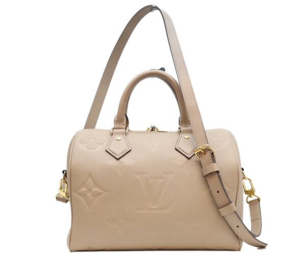 Louis Vuitton Empreinte Tourterelle Speedy Bandouliere 25 Handbag