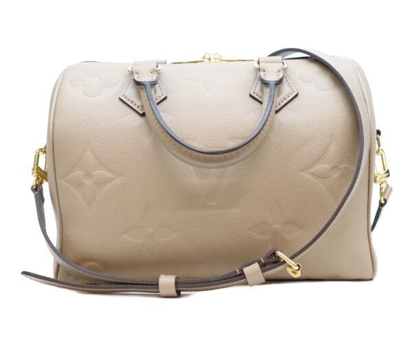 Louis Vuitton Empreinte Tourterelle Speedy Bandouliere 25 Handbag — view 3
