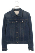 Dior Homme Back Atelier Logo Embossed Denim Jacket 44