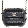 Chanel Airpods Pro Case Quilted CC Logo Messenger