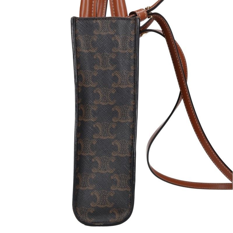 Celine Mini Vertical Cover Logo Leather 2-Way Shoulder — view 5
