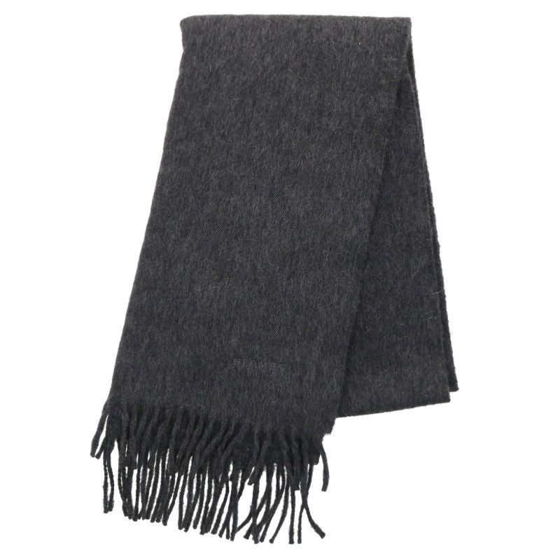 Hermes Cashmere Fringe Scarf