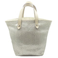 Hermes Bag Cabas Chennai PM Beige Silver M Toki Polyester Leather
