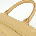 Chanel Boston Bag Travel Bags Beige — view 8