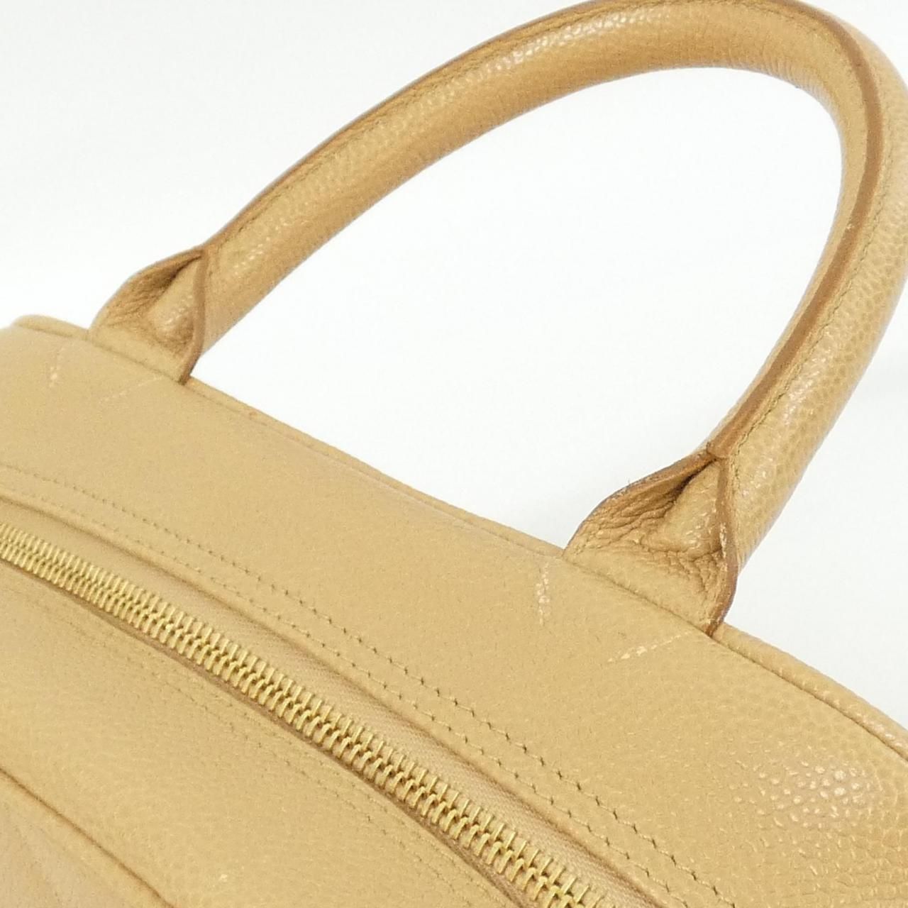 Chanel Boston Bag Travel Bags Beige — view 8