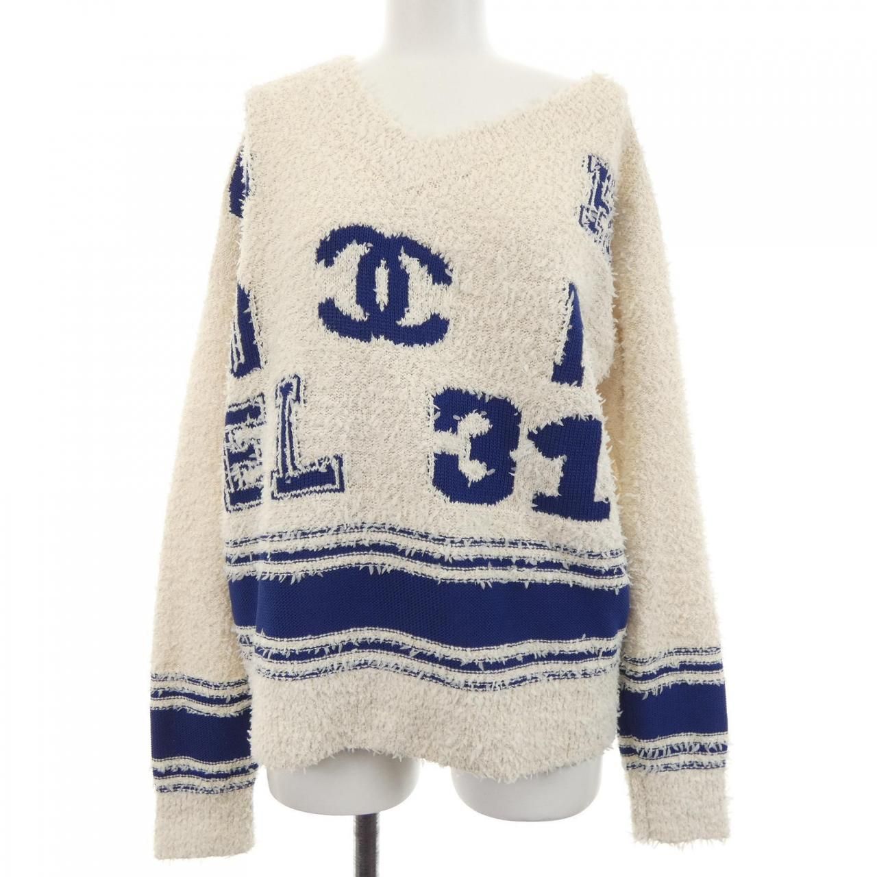 Chanel Knit Sweater Navy