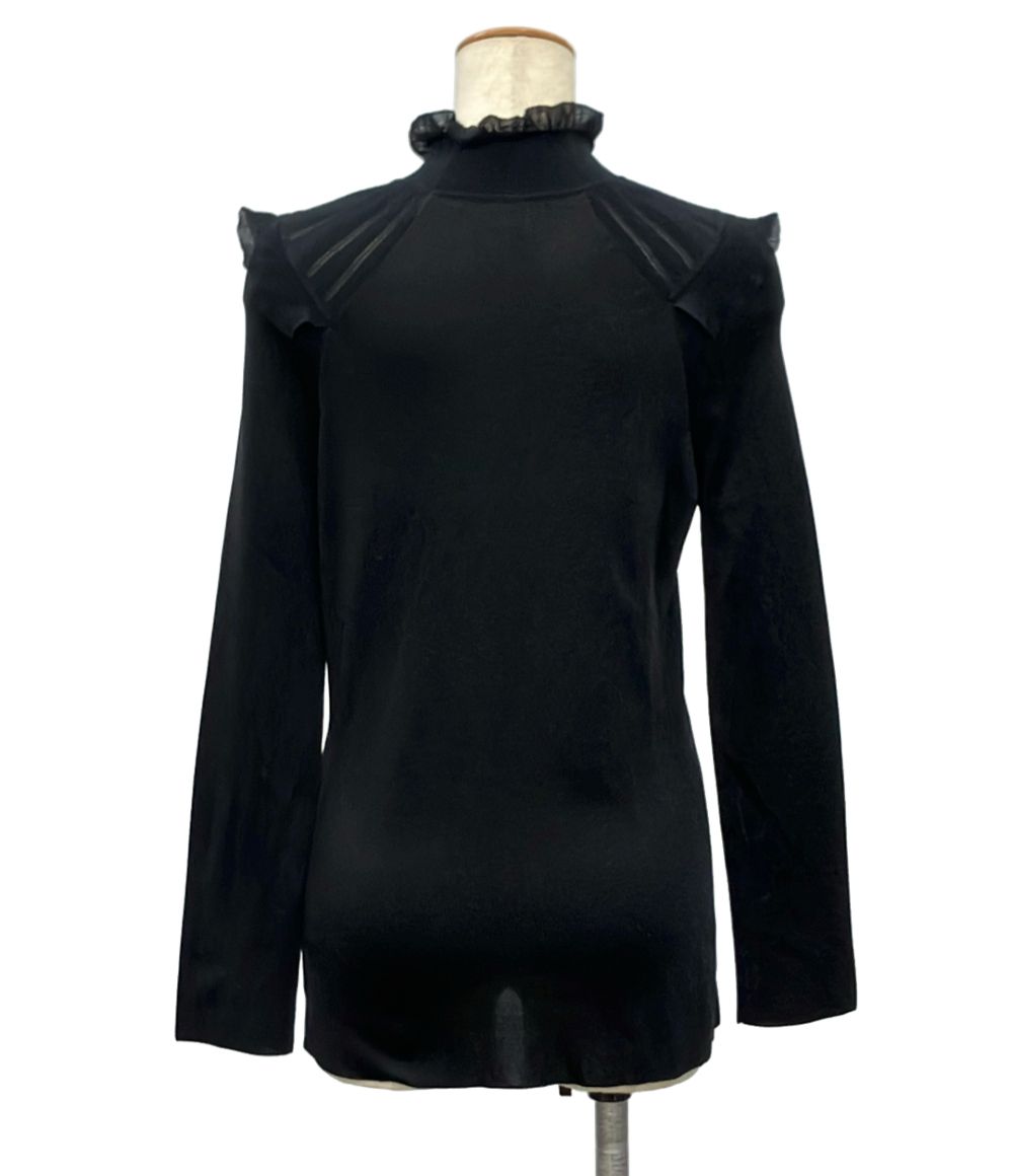 Hermes Frill High Neck Knit 40 Sweater — view 2
