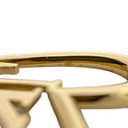 Louis Vuitton Single Earring Book le Reil Heart Foreign Love GM Hoop Metal Gold — view 5