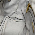 Prada Tote 2-Way Canapa 180 Canvas Gray — view 5