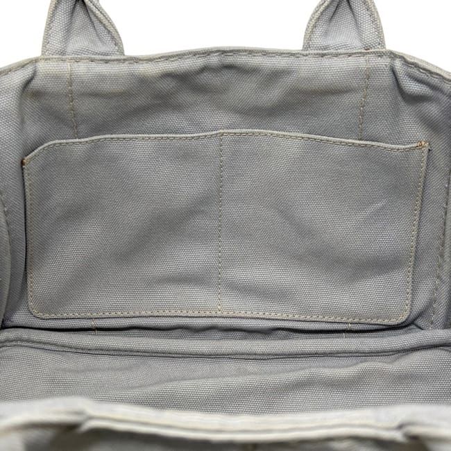 Prada Tote 2-Way Canapa 180 Canvas Gray — view 4