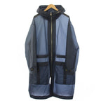 Hermes Rain Coat Zip Up Pocket Navy TK — view 2